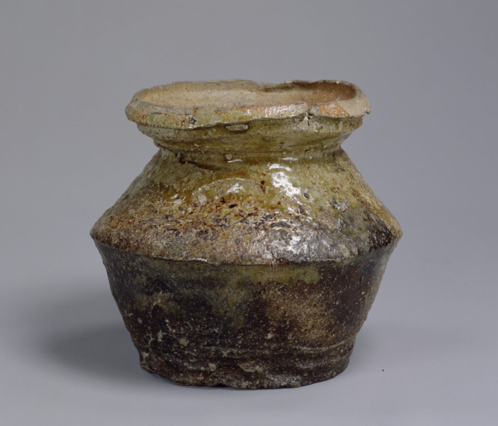 袋形水指(信楽焼・江戸時代)